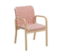 A45 Dining Chair Honey Stained/ Red