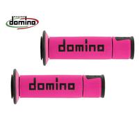 Domino A450 Road Racing Grips Pink and Black - Medium Soft
