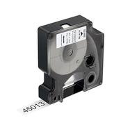 A45013 Compatible with Dymo D1 Label Tape 12mm x 7m 45013 S0720530 Black on White Labels Tape Replacement for Dymo Label Maker Refills LabelManager 160 210D 220P 260P 280 360D 420P Labelpoint 150 250