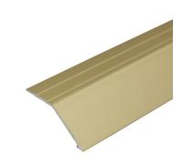 A47 41mm Anodised Aluminium Self Adhesive Door Threshold Ramp Profile - Gold, 0.9M