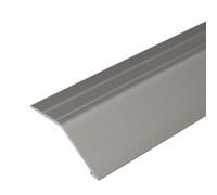 A47 41mm Anodised Aluminium Self Adhesive Door Threshold Ramp Profile - Inox, 0.9M