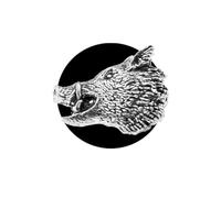 A48 Boar’s Head English Pewter design on a Car Air Vent Clip-on Freshener, with one pack of two Scent Tablets