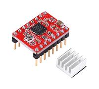 A4988 Stepper Motor Driver Module, 3D Printer Driver Module with Adjustable Current Control, Intelligent Chopping Control for DIY CNC Machines, 5 Step Resolutions Full to 1/16 Step