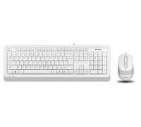 A4Tech F1010 Q USB Turkish FN-Multimedia Keyboard+Optical 1600DPI White Mouse Set