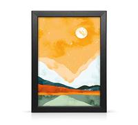 A5 (210x148) mm Thin Photo Frame, Black Wood Effect Poster/Picture Frames