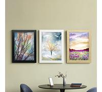 A5 (210x148) mm Thin Photo Frame, Oak Wood Effect Poster/Picture Frames