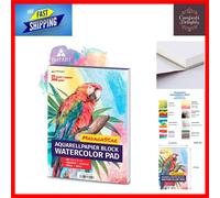 A5 300g Watercolor Paper - 35 Sheets, Aging-Resistant for Lasting Art Creations