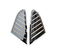 A5 4-Door for Sedan 2008-2012 2013 2014 2015 Car Side Window Air for Vent for Intake Decoration Trims Accessories Car side spoiler(Black)