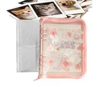 A5 6 Rings Collector Notebook Portable Collector's Office Collection for Family Students Teacher Commuting Outdoor Indoor Travel Home Classroom