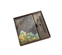 A5- A Thousand Miles of Mountains and Rivers Notebook-A Thousand Miles of Mountains and Rivers Notebook-Simple-Obsidian Black 3-piece Set