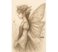 A5 A4 A3 Forest Fairy Poster Wall Art Featuring Elegant Female Portrait with Delicate Floral Decorations and Colorful Butterflies for Home or Office (A5 (210x148mm), High-resolution paper)