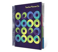 A5 ABACUS-Midnight Sky 6-Period Teacher Planner 2025-26