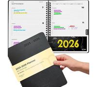 A5 Academic Diary 2026 Week to View - Weekly Planner for Students, Study Schedule Notebook, Daily Organiser, Work Schedule Book, Personal Time Management Planner, July 2025 - July 2026