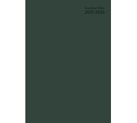 A5 Academic Diary Week To View: Green - With Notes Page To Do List & Monthly Planner From August To July Pocket Size - 12 Month Organiser For Uk: ... Education - for School, College, University.