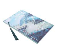 A5 Aesthetic Watercolor Hardcover Notebook, Traditional Sewn-bound Journal for Writing and Journaling, Staff Notepad for Office and Study