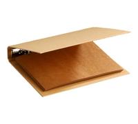 A5 Binder 6 Ring, Kraft Paper A5 Notebook Cover, Vintage Planner Binder for School, Office