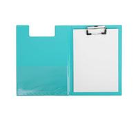A5 Binder, Clipboard, Bi-Fold, PU Leather, Lightweight, Solid Color | Folder, Clip File, Notepad, Document Holder, Document Scissors, Card, Business Card Holder, Office, Office Supplies, Company