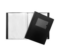 A5 Black Flexible Cover 100 Pocket Display Book
