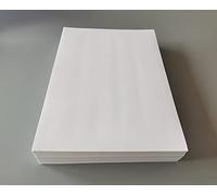 A5 British Made White Matt Self Adhesive Paper Blank Stickers Parcel Address Sticky Labels Sheets (20)