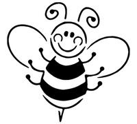 A5 'Bumble Bee' Wall Stencil/Template (WS00009866)