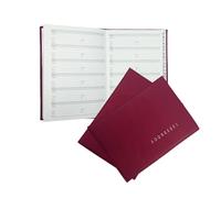 A5 Burgundy Address Book by Janrax