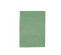 A5- Business Matte Soft Leather Notebook Student Handbook Diary -A5 Green
