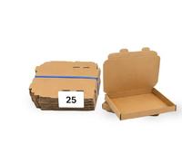 A5/C5 Large Letter Postal Boxes 159 x 218 x 20 mm - Pack of 25 | Cardboard Mailing Boxes for Books, Documents, Stationery, Prints & Small Items, Slim Packaging Boxes for Online Sellers & Businesses