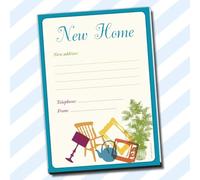 A5 Change of Address Moving House New Home Pads Packs Letters Notes Sheets (Furniture) (Without Envelopes, Furniture)