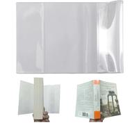 A5 Clear Cover, Adjustable Notebook Cover - Universal Fit for Midori, Traveler's Notebook, Clear Plastic Book Protector for Hobonichi