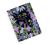 A5 Coil Daily Message Planner - JAN to DEC agenda book | exquisite for professionals, students, and educators to track appointments, work tasks, school schedules, and academic planning