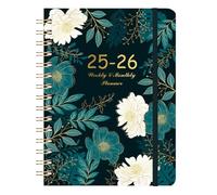 A5 Coil Daily Message Planner - JAN to DEC agenda book | exquisite for professionals, students, and educators to track appointments, work tasks, school schedules, and academic planning