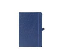 A5- Color Strap Notebook Elastic Note Diary-Dark Blue