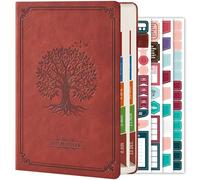 A5 Diary 2027 Day Per Page, 2027 Planner from Jan 2027 to Dec 2027, Daily & Monthly Planner with Hourly Schedules, 4 Planning Stickers, Elastic Closure, 100GSM Paper Hardback Work Diary, 14.3 X 21 cm