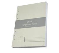 A5 Diary Refill 2026 Day on One Page with time Slots 8am -8pm Daily Office Desk Planner Organiser Filofax Compatible 148 x 210mm