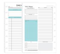 A5 Discbound Planner Refill Paper，8 - Dot Planner Filler Paper，for Note-Taking System Discbound Planner Inserts，100Sheets / 200Pages