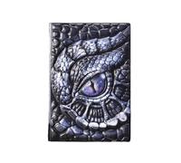 A5- Dragon Eyelid Notepad Personality Relief Notebook-Black