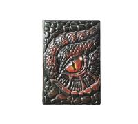 A5- Dragon Eyelid Notepad Personality Relief Notebook-Red