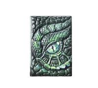 A5- Dragon Eyelid Notepad Personalized Embossed Notebook-Green