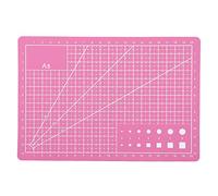 A5 Durable PVC Cutting Mat Self Healing Cut Pad Board Handmade DIY Craft Tool for Artists Designers Crafters Blue Pink Green 8.3 x 5.9 Inch 1pc (Pink)