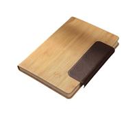 A5- Environmental Creative Cork Notebook Magnetic Buckle Office Notebook-Like Magnetic Buckle Book-deep Coffee