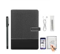 A5 erasable Paper Supplement+3 Spare Digital sketchbooks, Smart Writing Board kit, Compatible with Smart Pen notebooks for Digital Drawing and Note Taking(Black c)