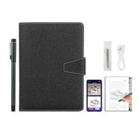 A5 erasable Paper Supplement+3 Spare Digital sketchbooks, Smart Writing Board kit, Compatible with Smart Pen notebooks for Digital Drawing and Note Taking(Black)