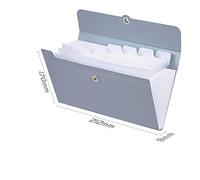 A5 Expanding File Folder with 8 Pockets, Multi-Function Binder Organizer for School Office, Portable Ticket Holder