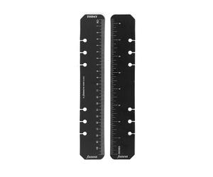 A5 Filofax Ruler Page Marker Black Replacement Insert Refill Essentials Accessories Pack 343609