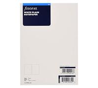 A5 Filofax White Plain Note Paper Accessory Refill Insert Replacement 342405