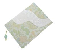 A5 Flower Notebook Cover Embroidered Cloth Book Sleeve | Adjustable Artistic Book Dust Cover with Bump Cushioning Prevents Wear and Abrasion for Planners and Journal Users
