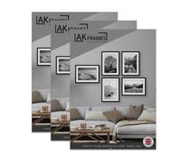 A5 Frameless Clip Frame (Pack Of 3) With Perspex - For Posters, Prints, Photos And Wall Art - Ak Frames