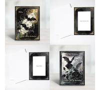 A5 Gothic Bat Birthday Card - A5 - Personalised with Name & Age. Celebrate a birthday with something beautifully dark and meaningful.