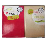 A5 Hard Case Notebook Notepad 80GSM 160 Ruled Pages