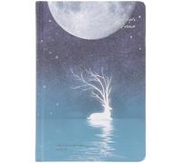 A5 Hardcover Journal Notebook with School Season Decor, Deer Moon Trees | Paper Pages, Thicker Than Normal, Smooth Writing, No Bleeding, for Scrapbook and Do Lists
